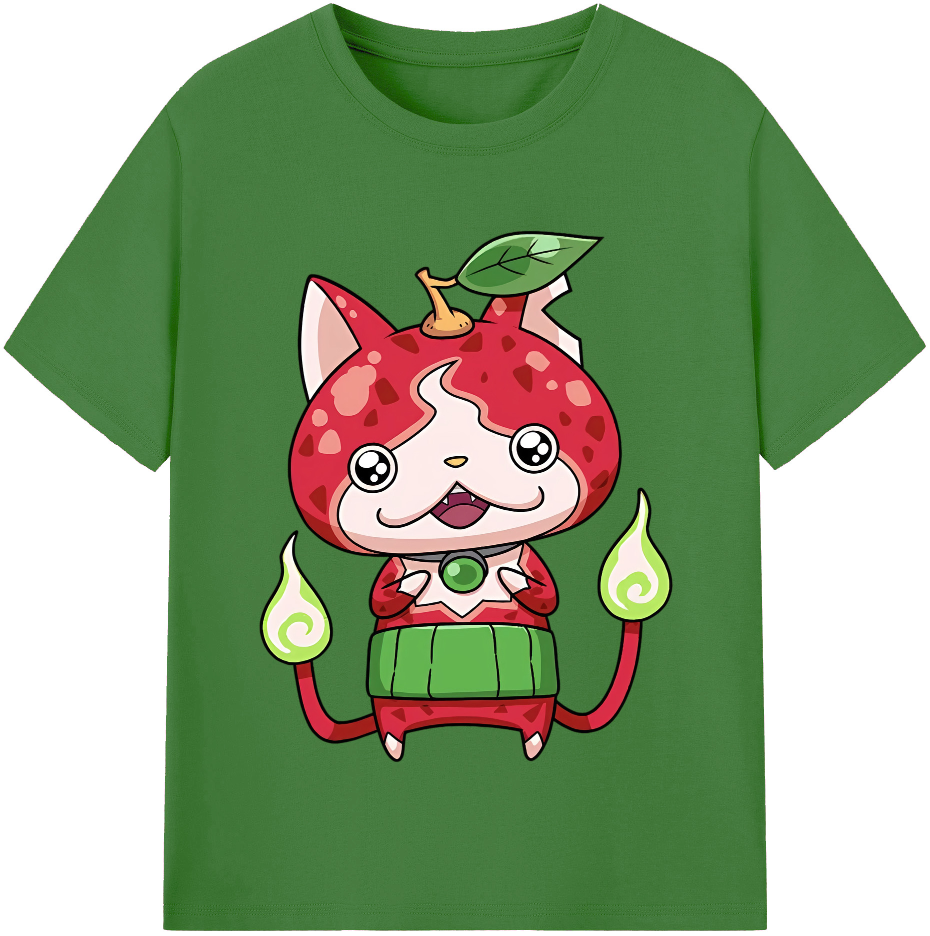 （画像用） 妖怪ウォッチ Yo-kai Watch レディースカジュアルプリントTシャツ（綿100％）